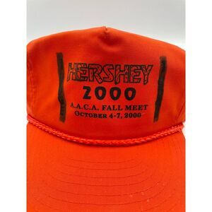 Hershey 2000 AACA Fall Meet Orange Snapback Cap‎ Hat Mens